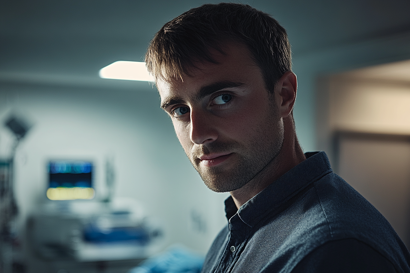 A man standing in a hospital room | Source: Midjourney