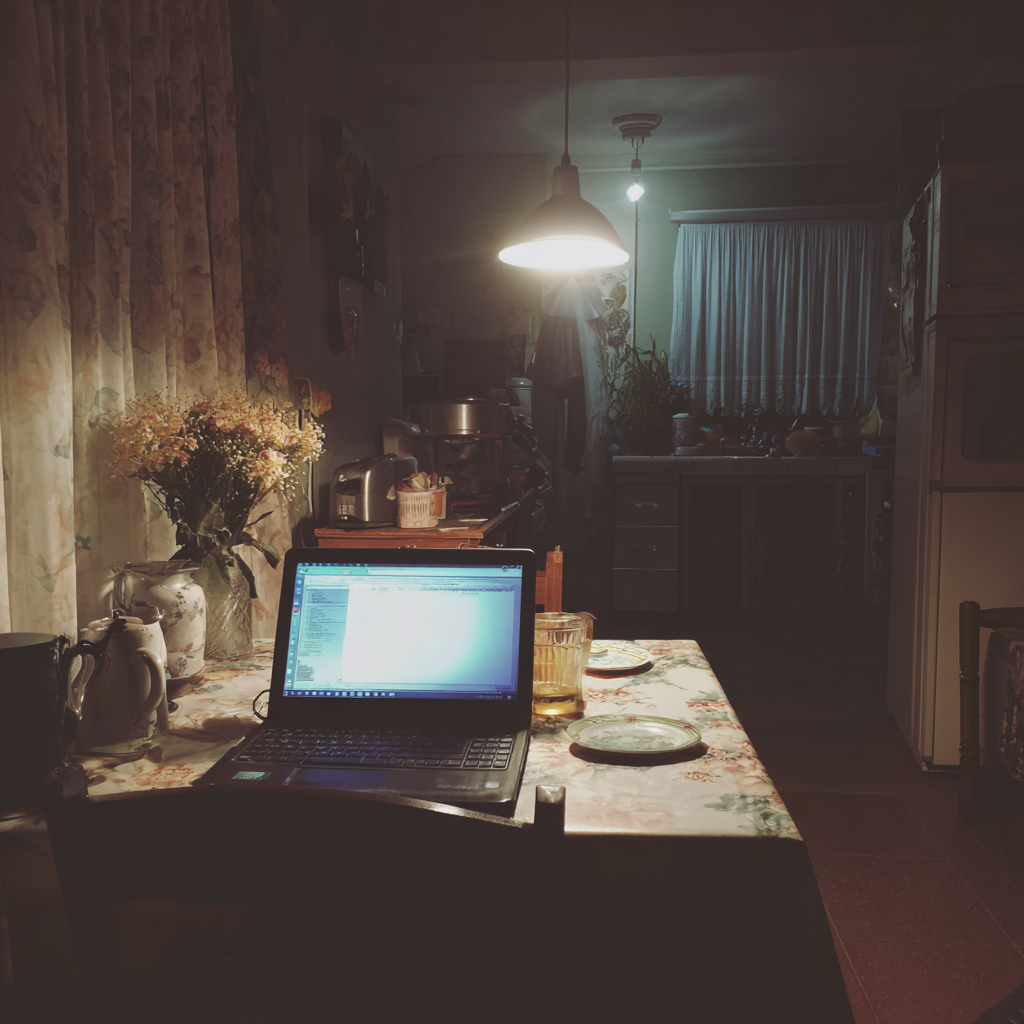 A laptop on a table | Source: Midjourney