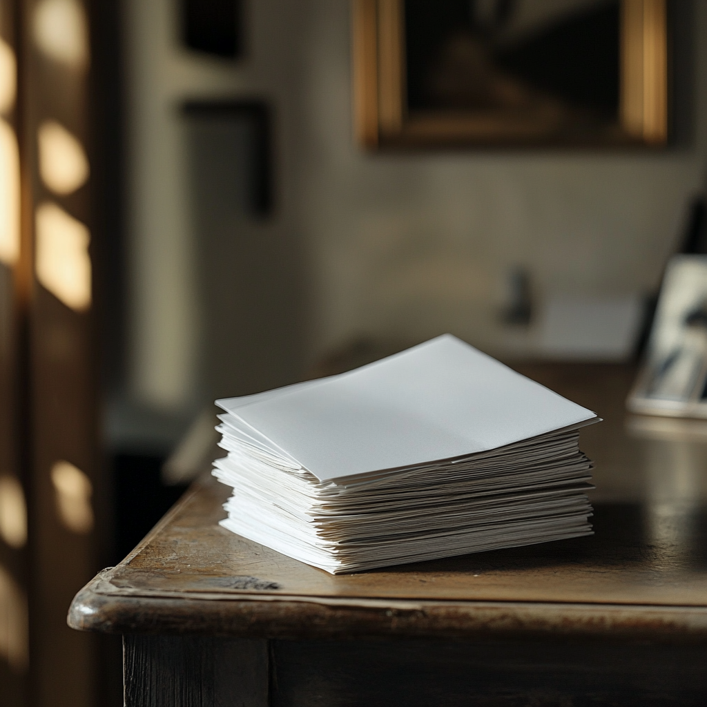 Envelopes on a table | Source: Midjourney