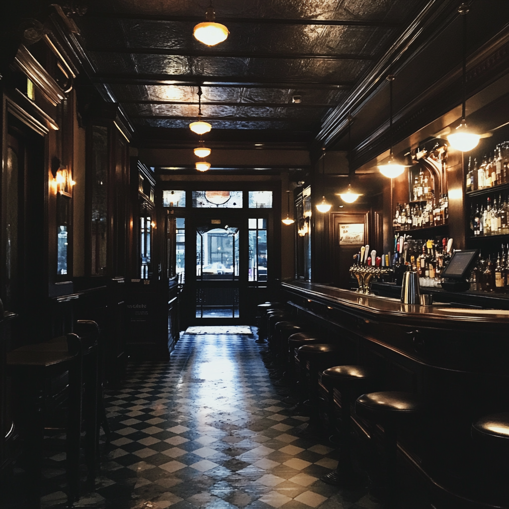 The interior of a bar | Source: Midjourney