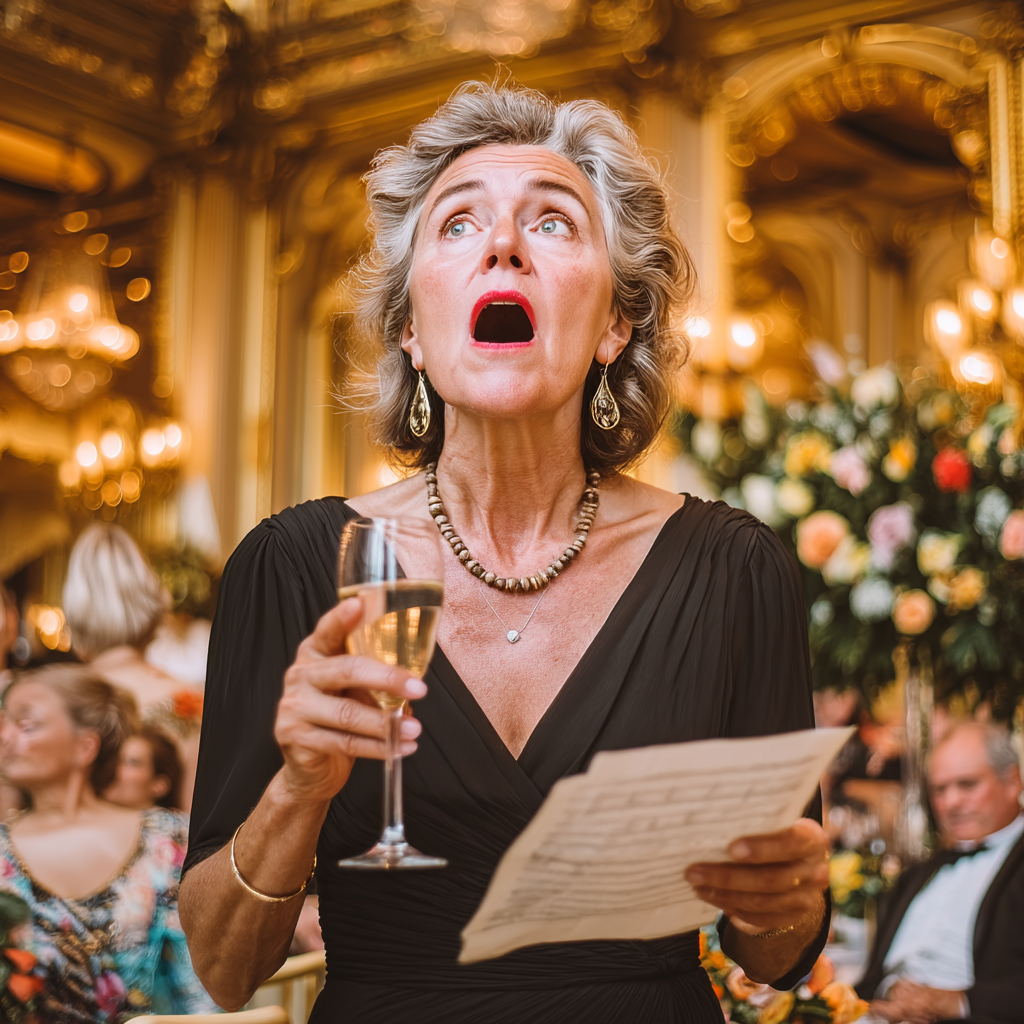 A shocked woman | Source: Midjourney
