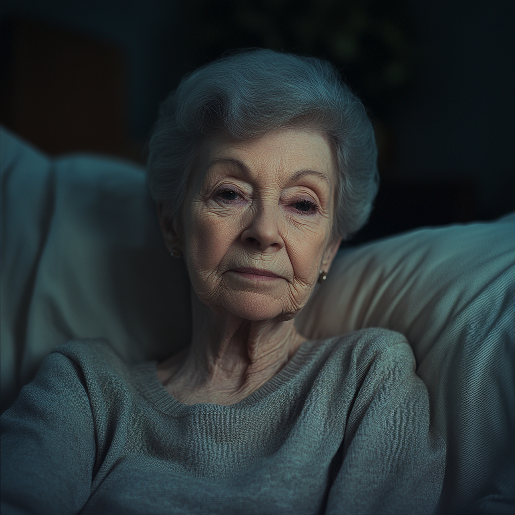 An older woman in her bed | Source: Midjourney