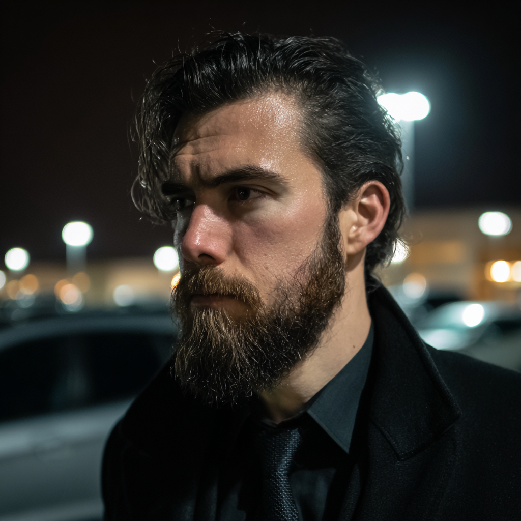 An angry man standing outside | Source: Midjourney