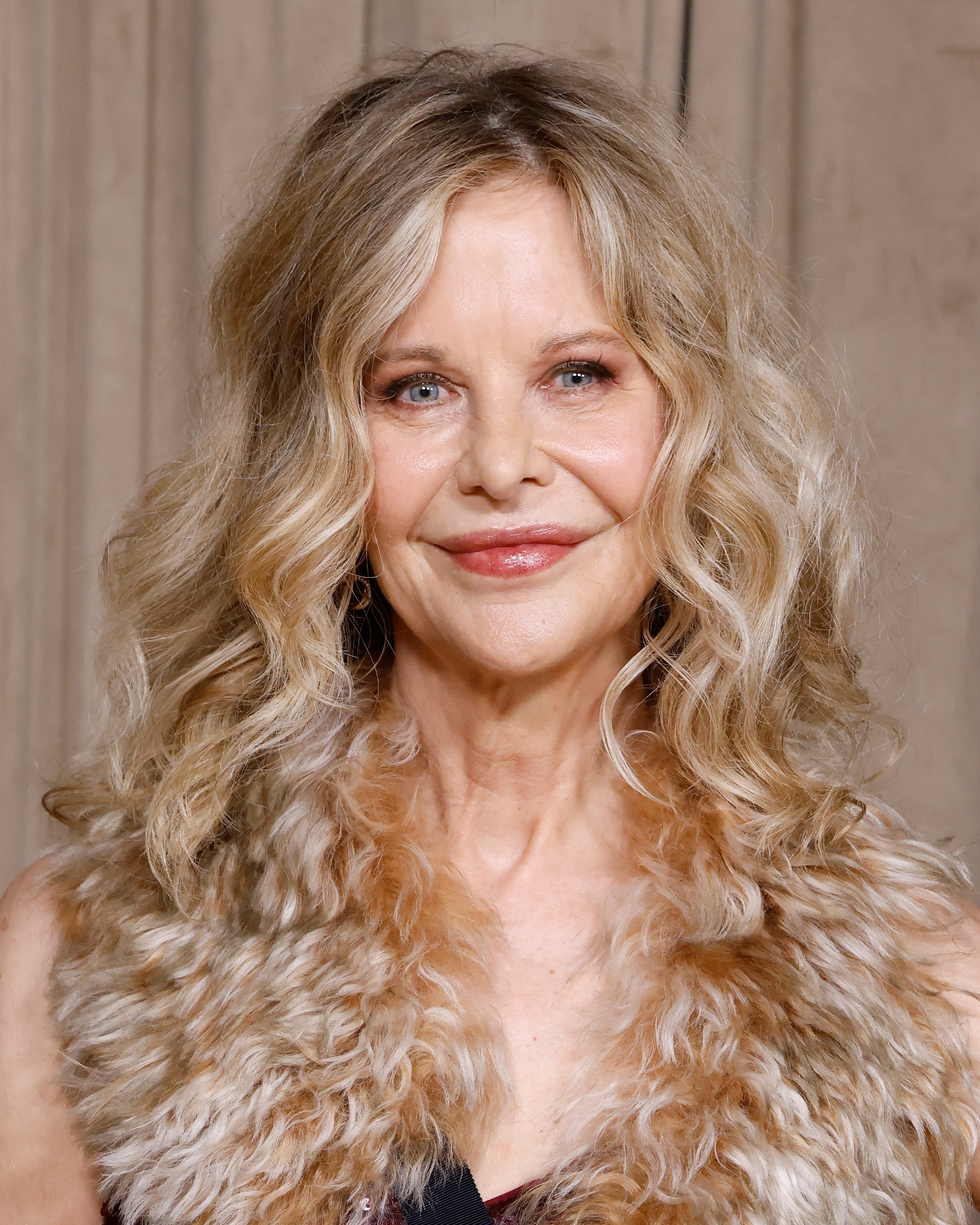 Meg Ryan attends the Clooney Foundation For Justice's The Albies at The Natural History Museum on October 03, 2025 in London, England. | Source: Getty Images