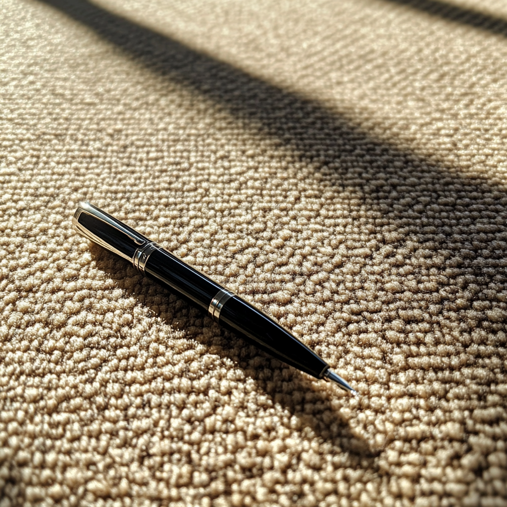 A pen on a carpet | Source: Midjourney