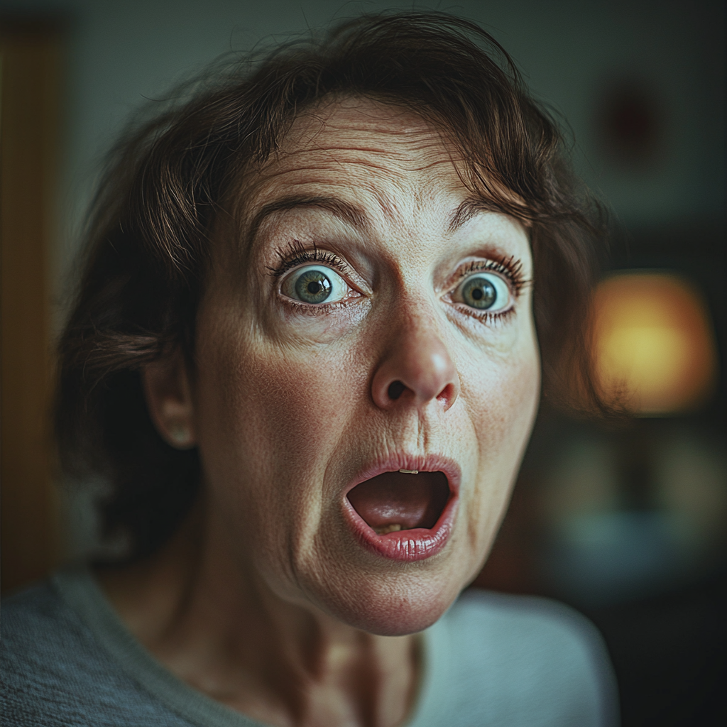 A shocked woman | Source: Midjourney