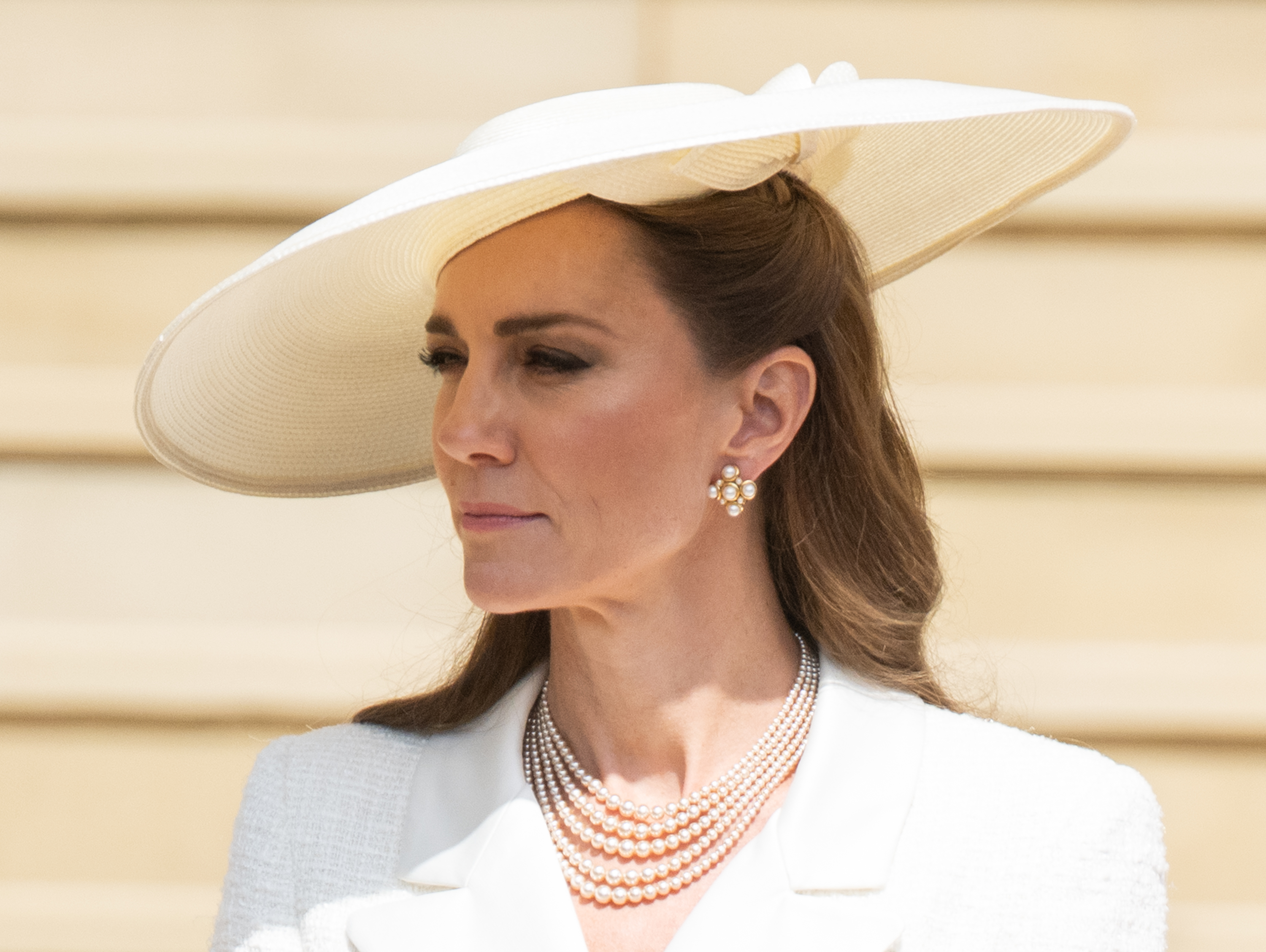 Catherine, Princess of Wales attends the Order of the Garter service at St. George's Chapel, Windsor Castle on June 16, 2025 in Windsor, England. | Source: Getty Images