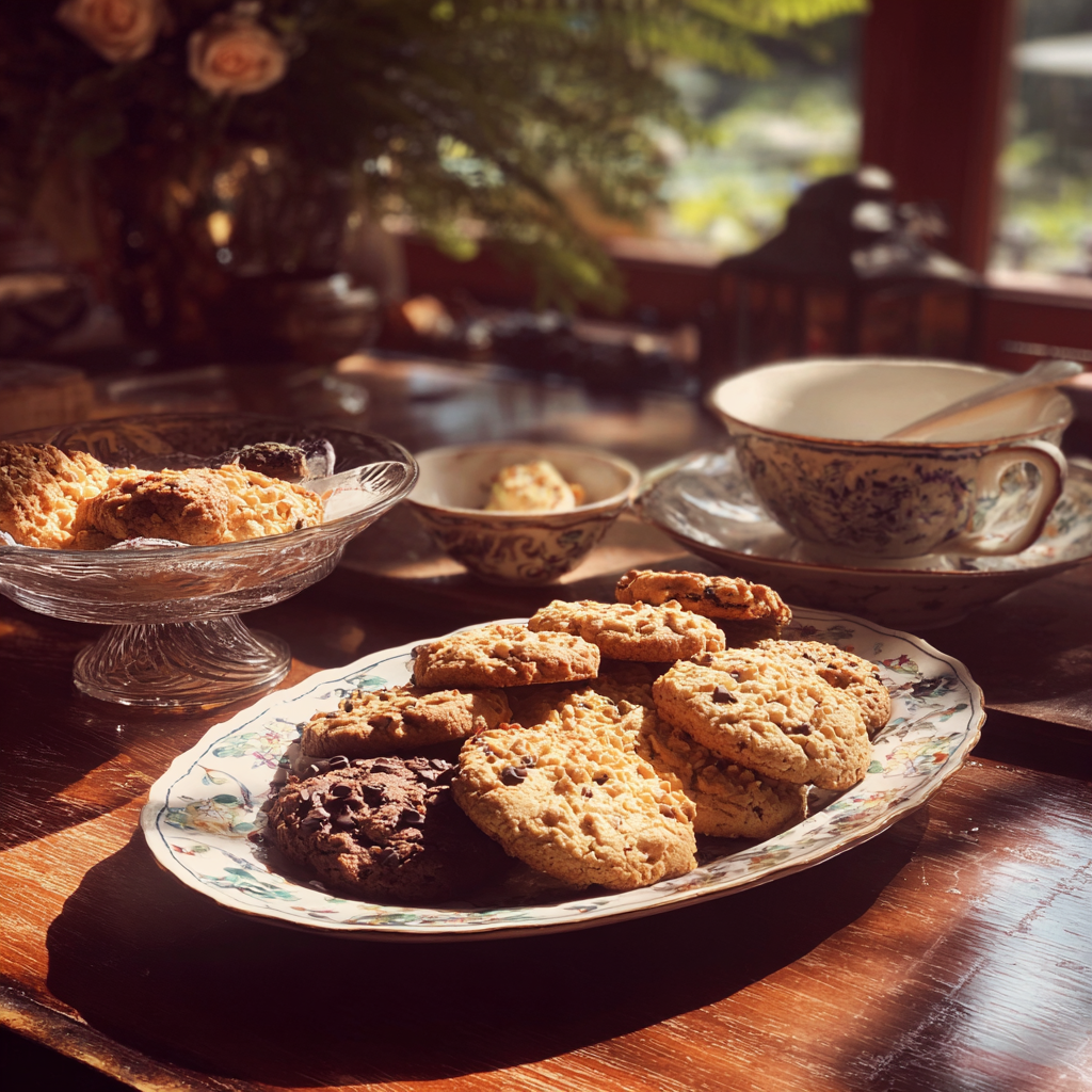 Cookies on a table | Source: Midjourney