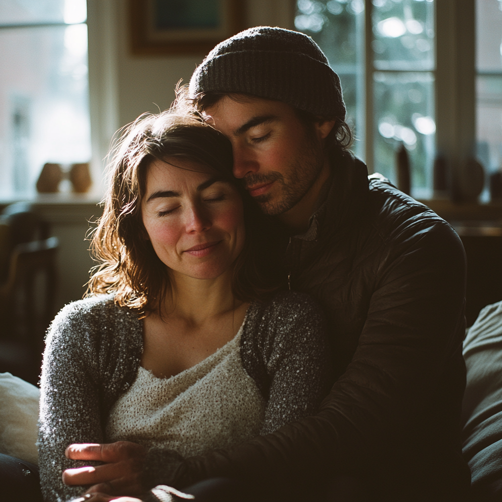 A happy husband and wife | Source: Midjourney