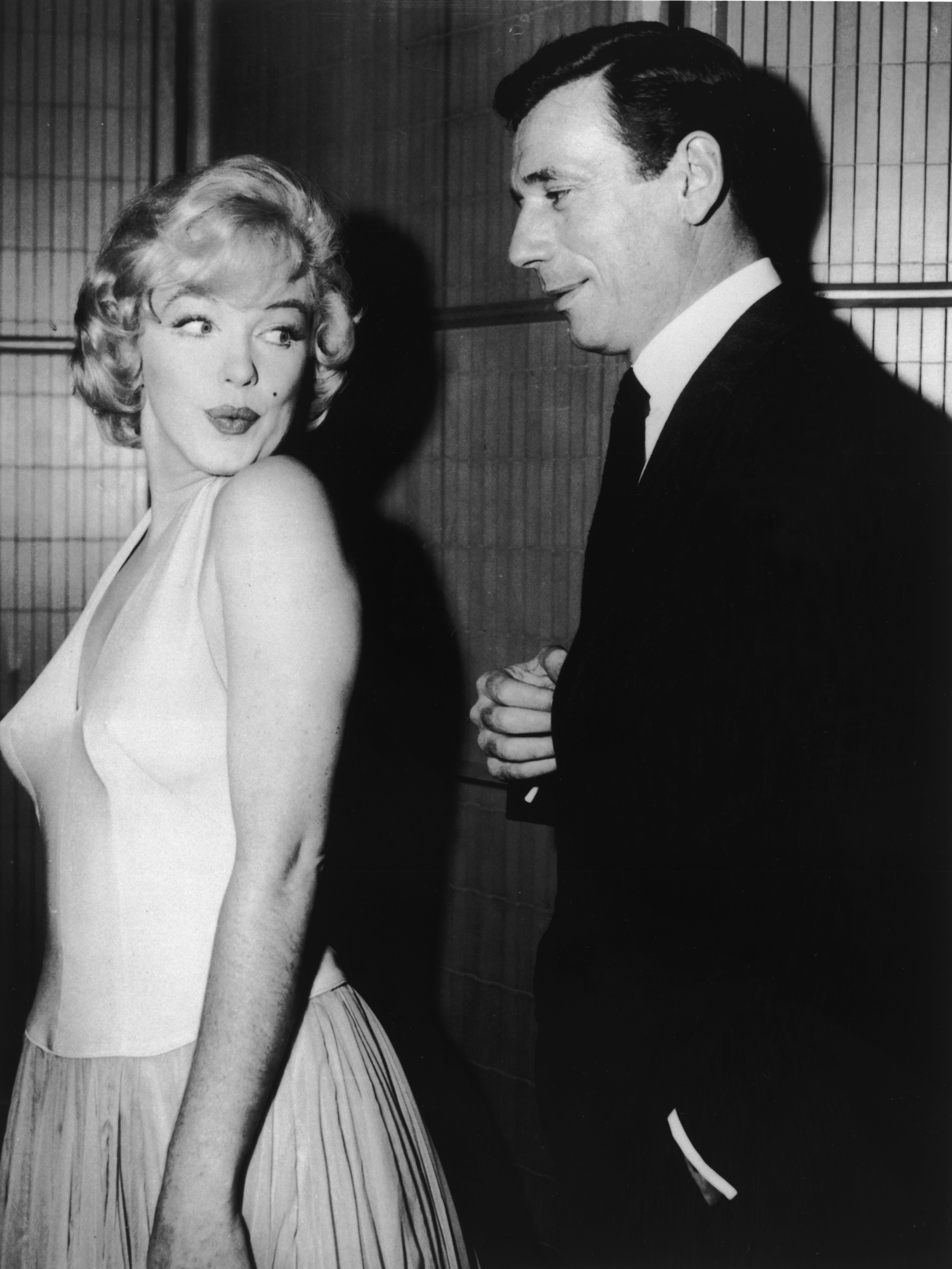 Marilyn Monroe and Yves Montand circa 1960 | Source: Getty Images