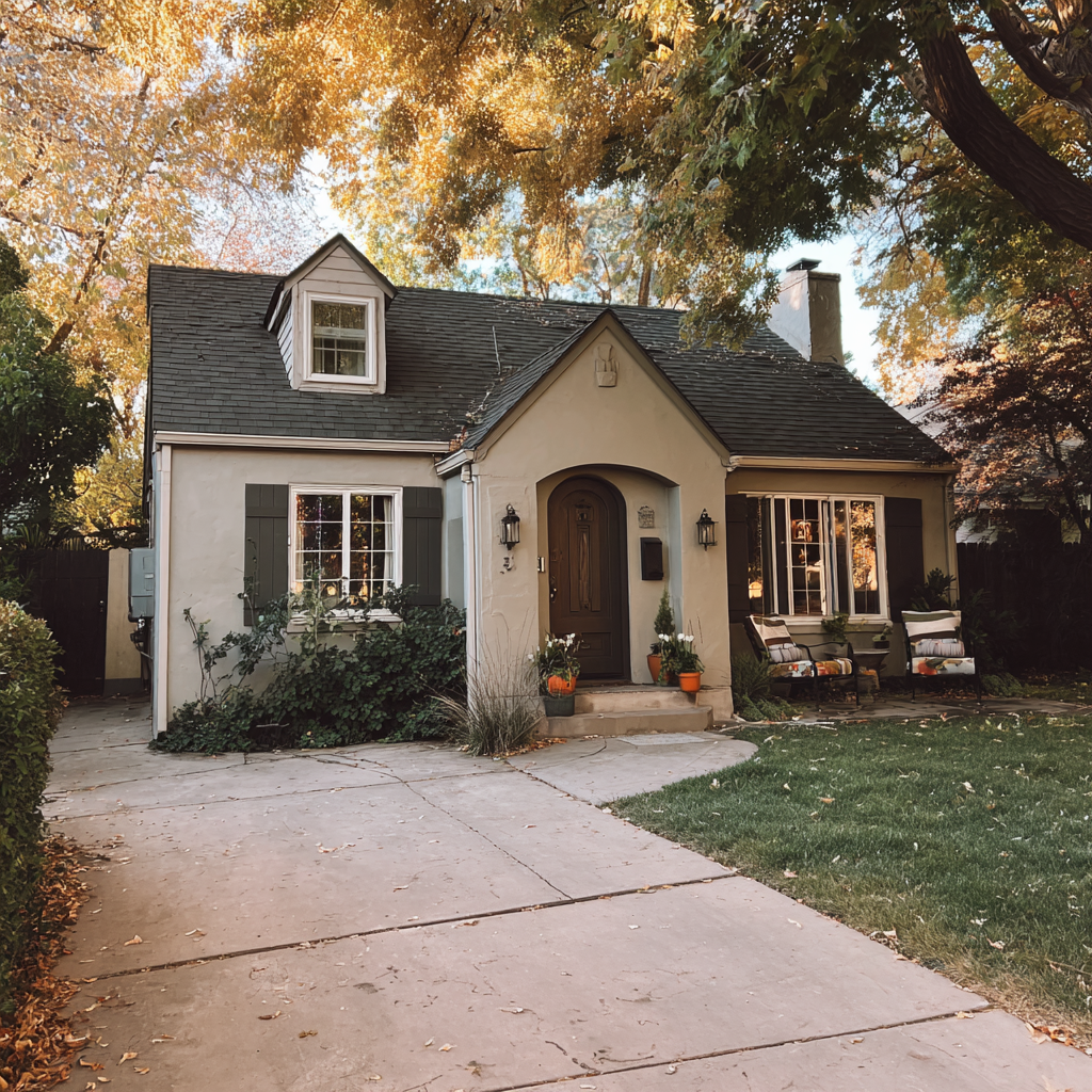 The exterior of a rental home | Source: Midjourney