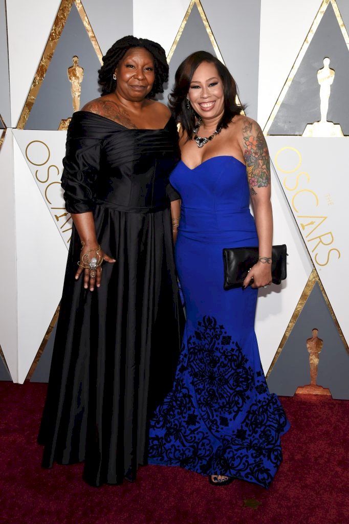 Whoopi Goldberg and Alex Martin at the 88th Annual Academy Awards at Hollywood &amp; Highland Center on February 28, 2016 in Hollywood, California. | Photo by Ethan Miller/Getty Images