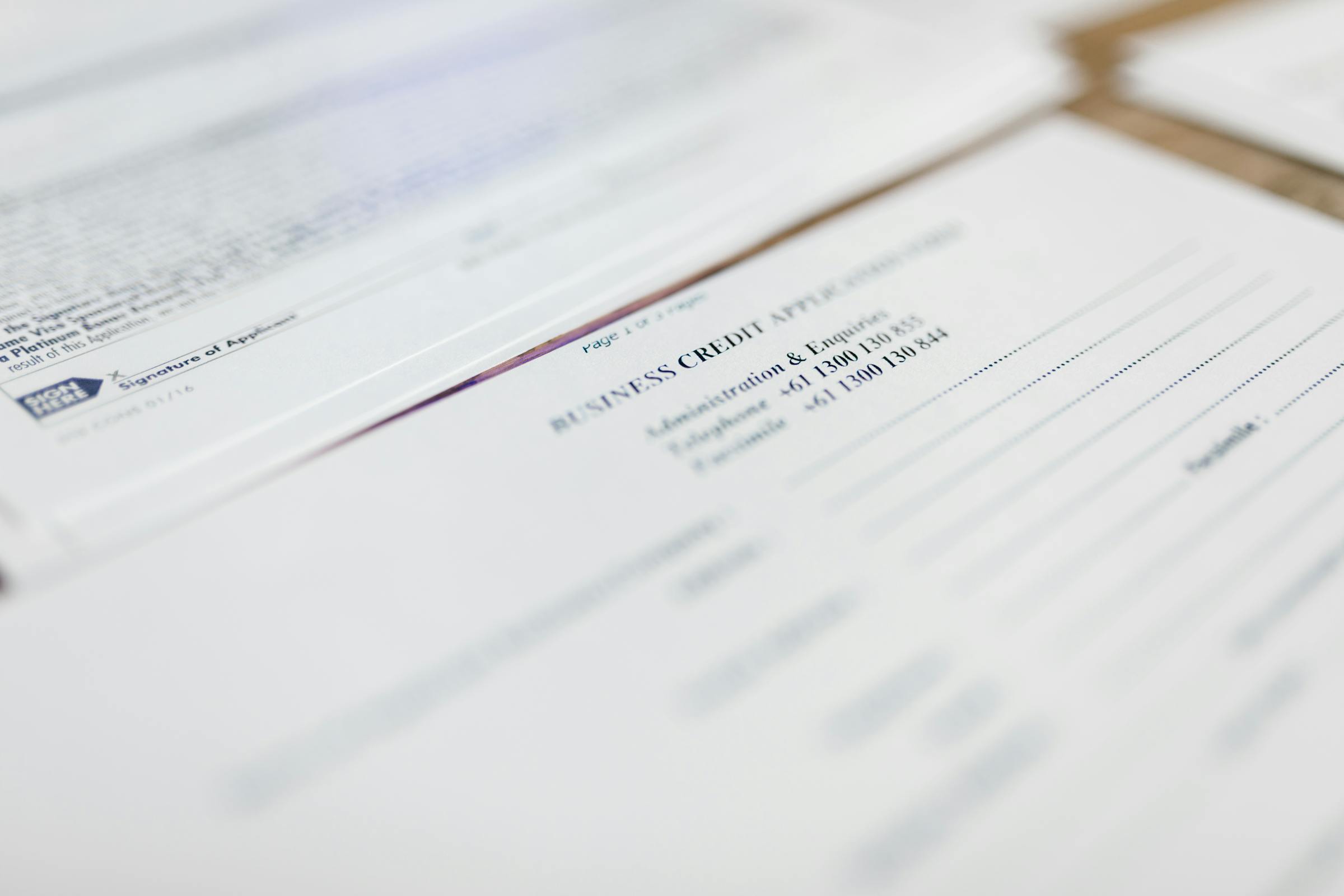 Bank documents | Source: Pexels