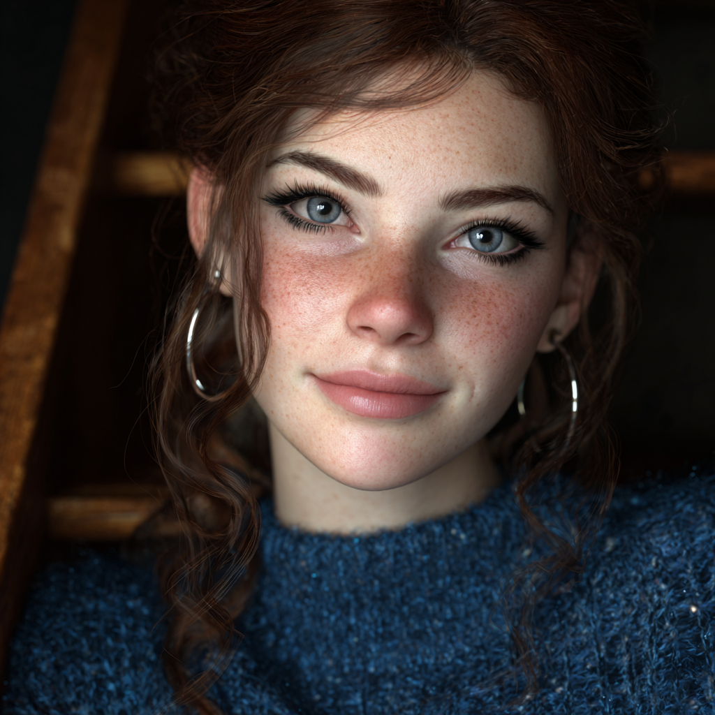 A young woman smiling | Source: Midjourney
