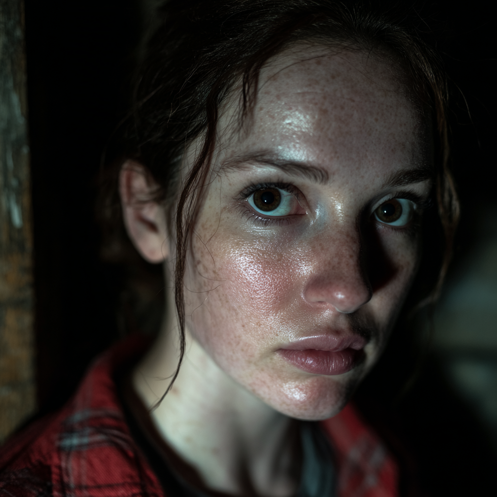 A close-up shot of a woman's face | Source: Midjourney
