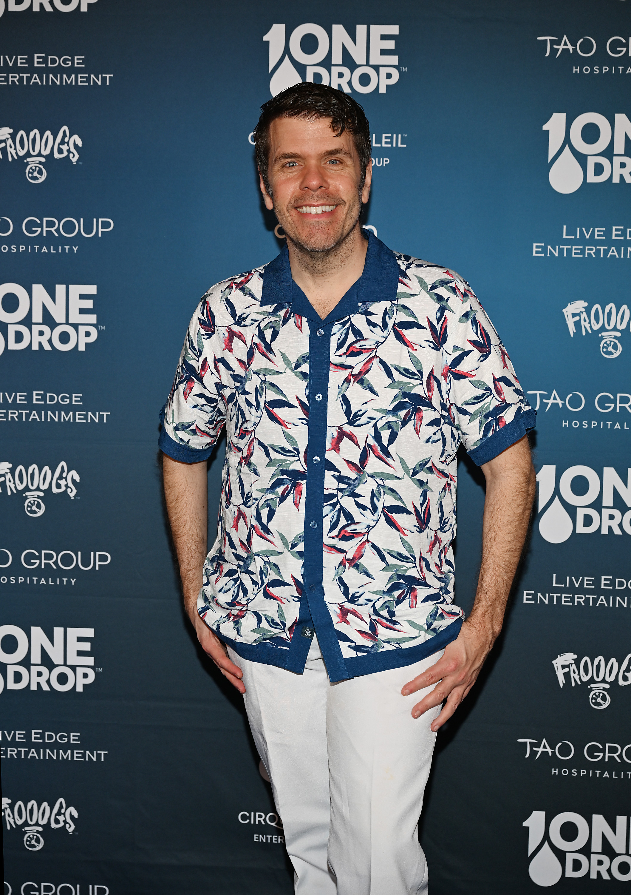 Perez Hilton arrives at One Drop Foundation's "One Night for One Drop" at Hakkasan Nightclub at MGM Grand Las Vegas on March 22, 2025 in Nevada. | Source: Getty Images