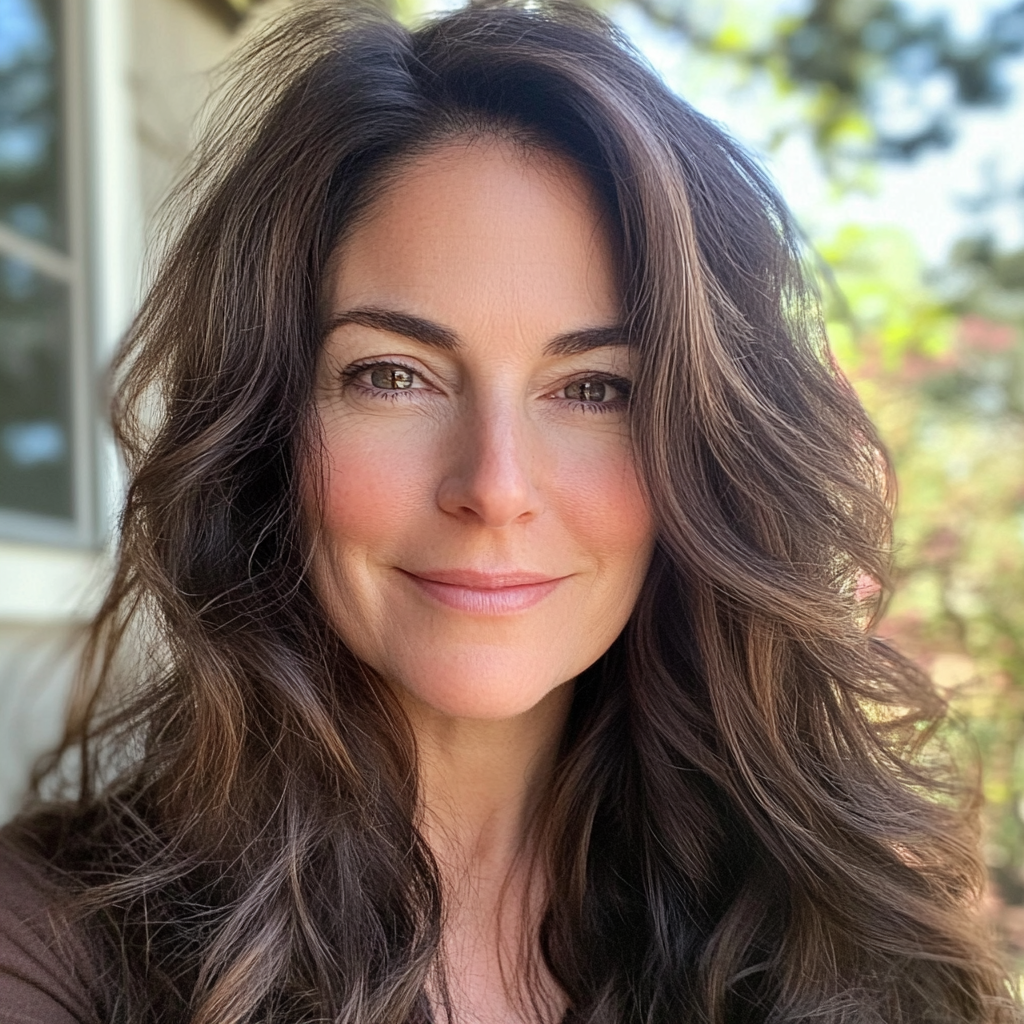 A close up of a smiling woman | Source: Midjourney