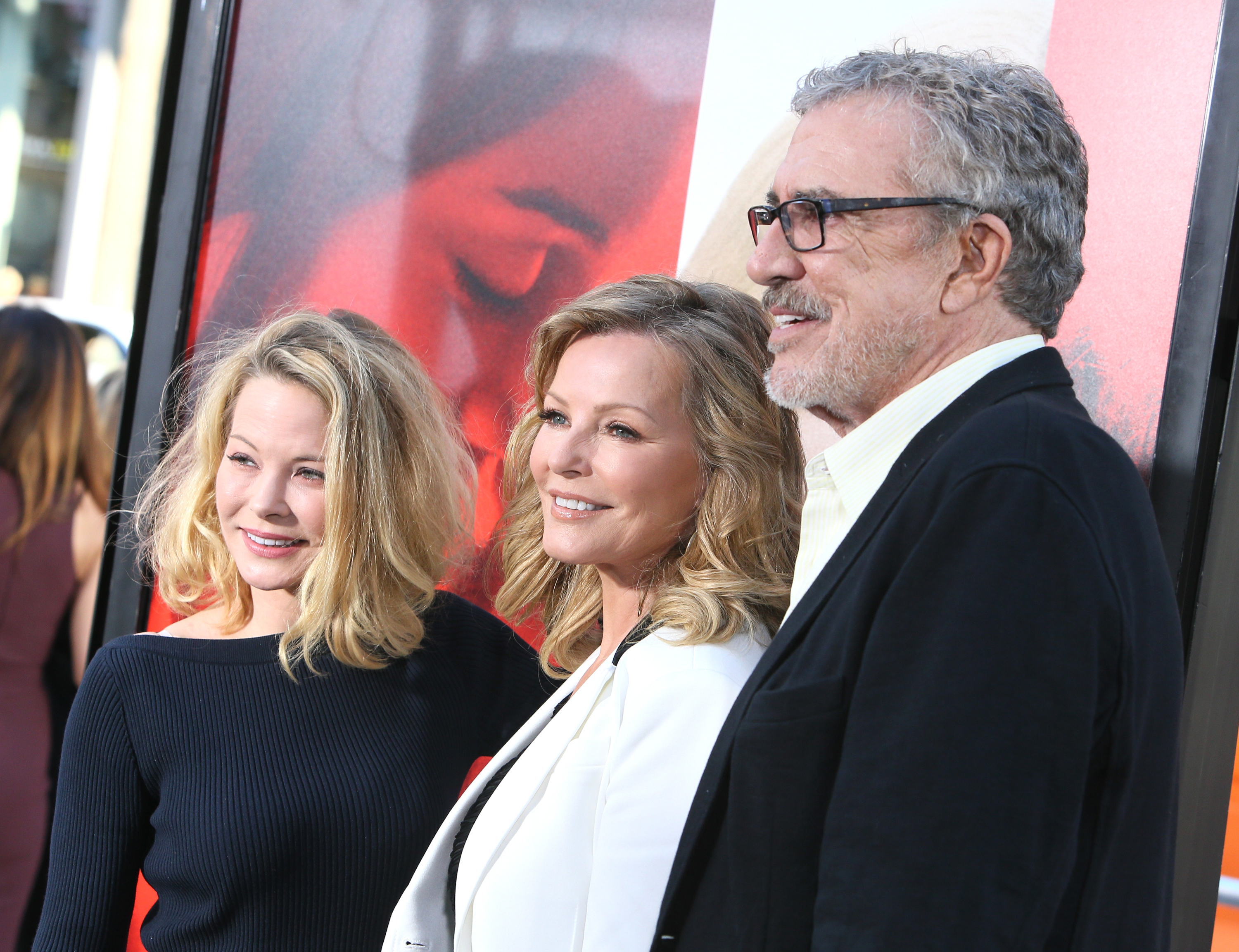 Jordan Ladd, actress Cheryl Ladd, and Brian Russell attend the premiere of Warner Bros. Pictures' "Unforgettable" at TCL Chinese Theatre on April 18, 2017 in Hollywood, California. | Source: Getty Images