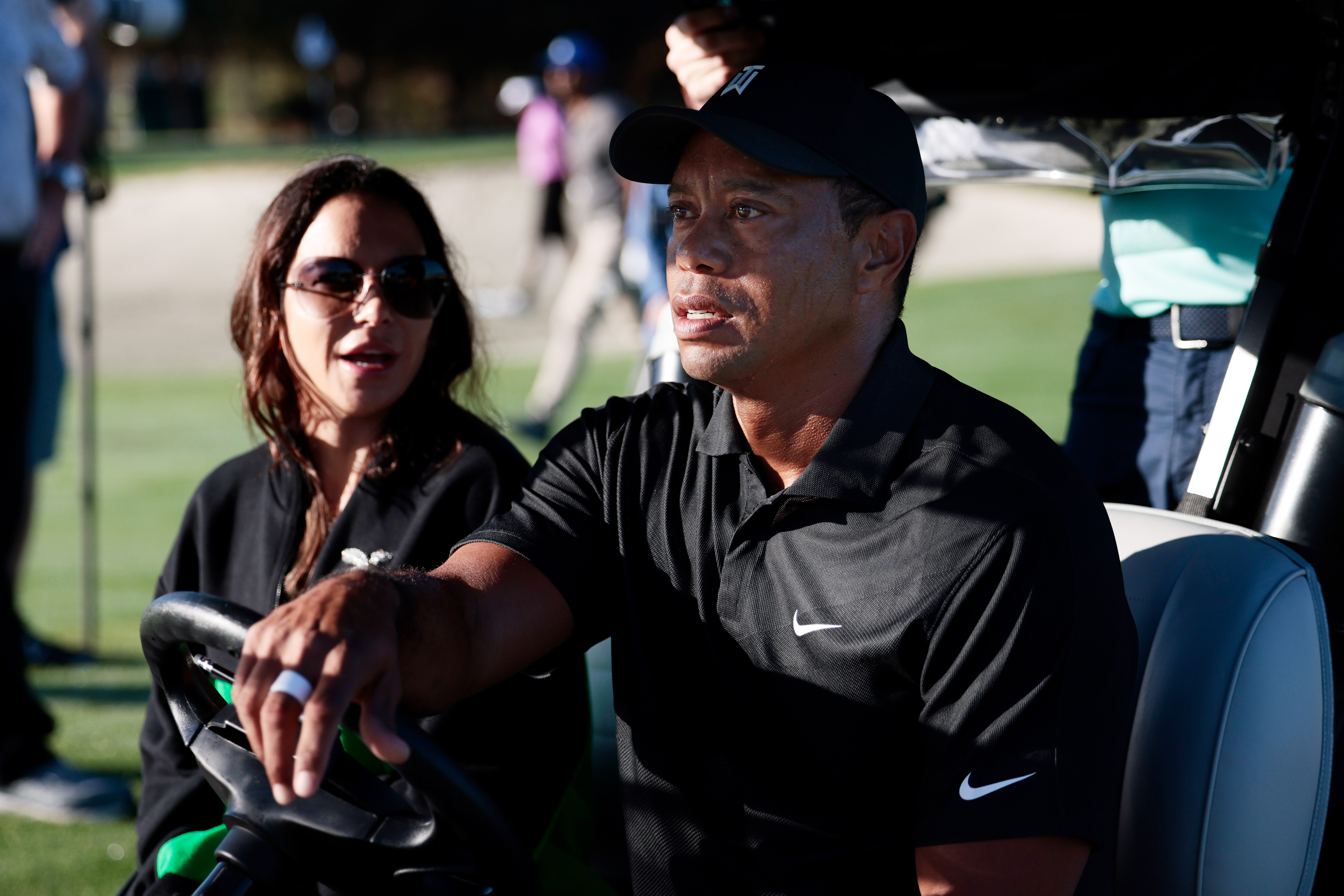 Erica Herman's relationship with Woods became public in 2017 and lasted for several years before ending in a bitter legal dispute. Court filings later offered sharply conflicting accounts of their breakup and the NDA connected to their relationship. | Source: Getty Images