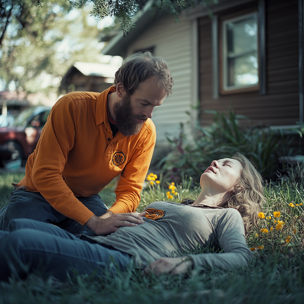 A man about to do CPR | Source: Midjourney