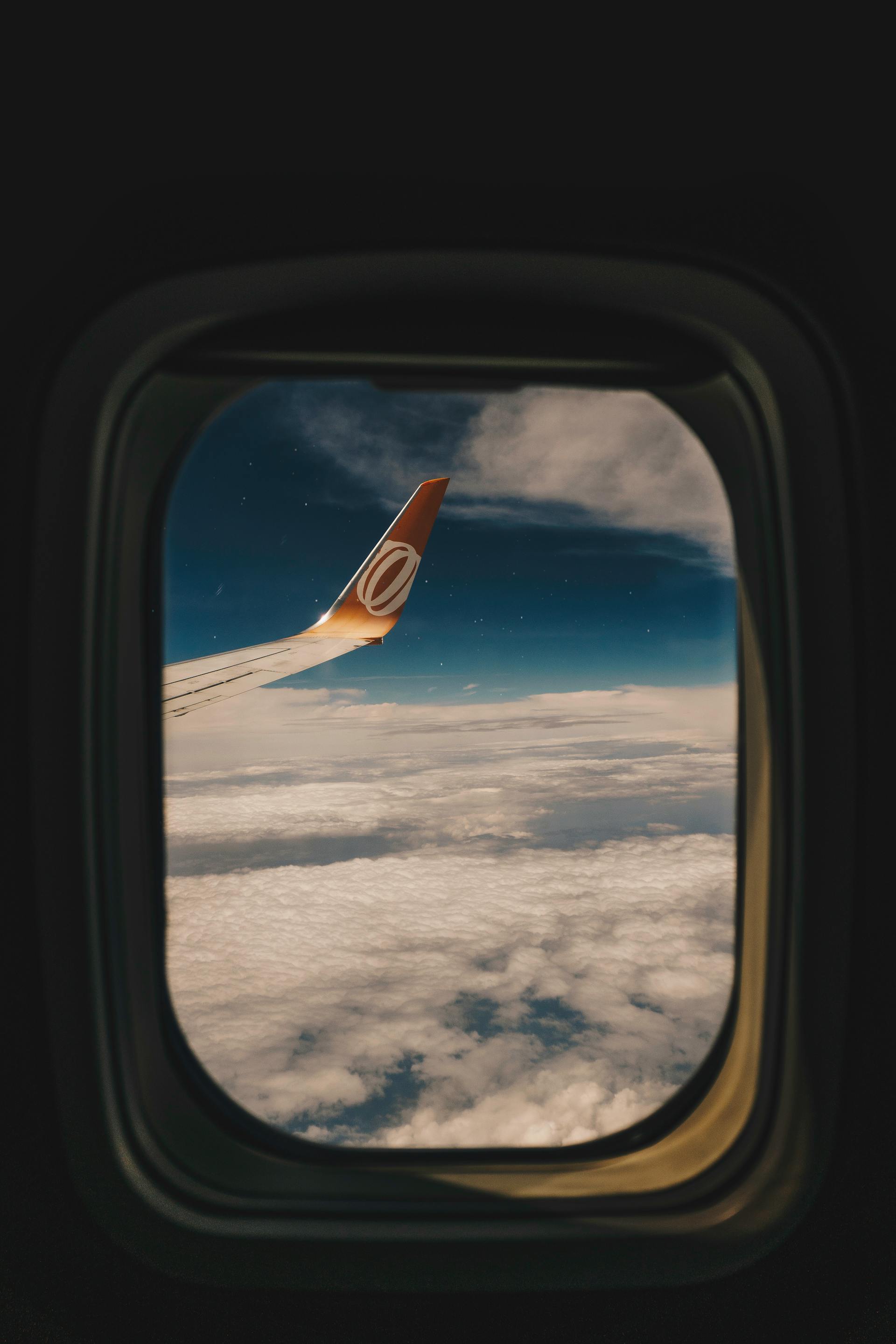 The view from an airplane window | Source: Pexels