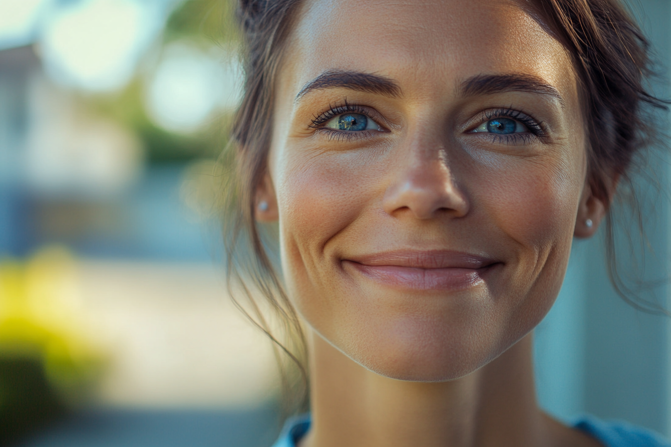 A smiling woman | Source: Midjourney