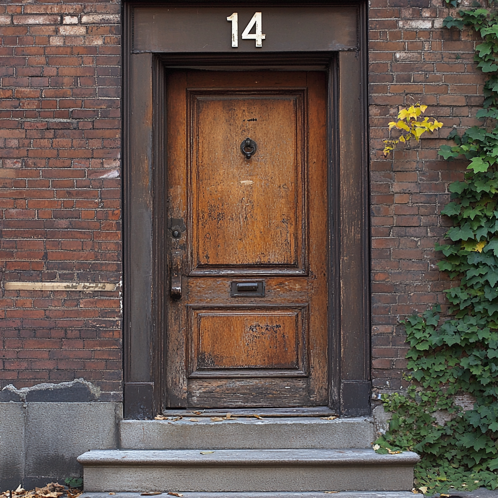 An apartment door | Source: Midjourney