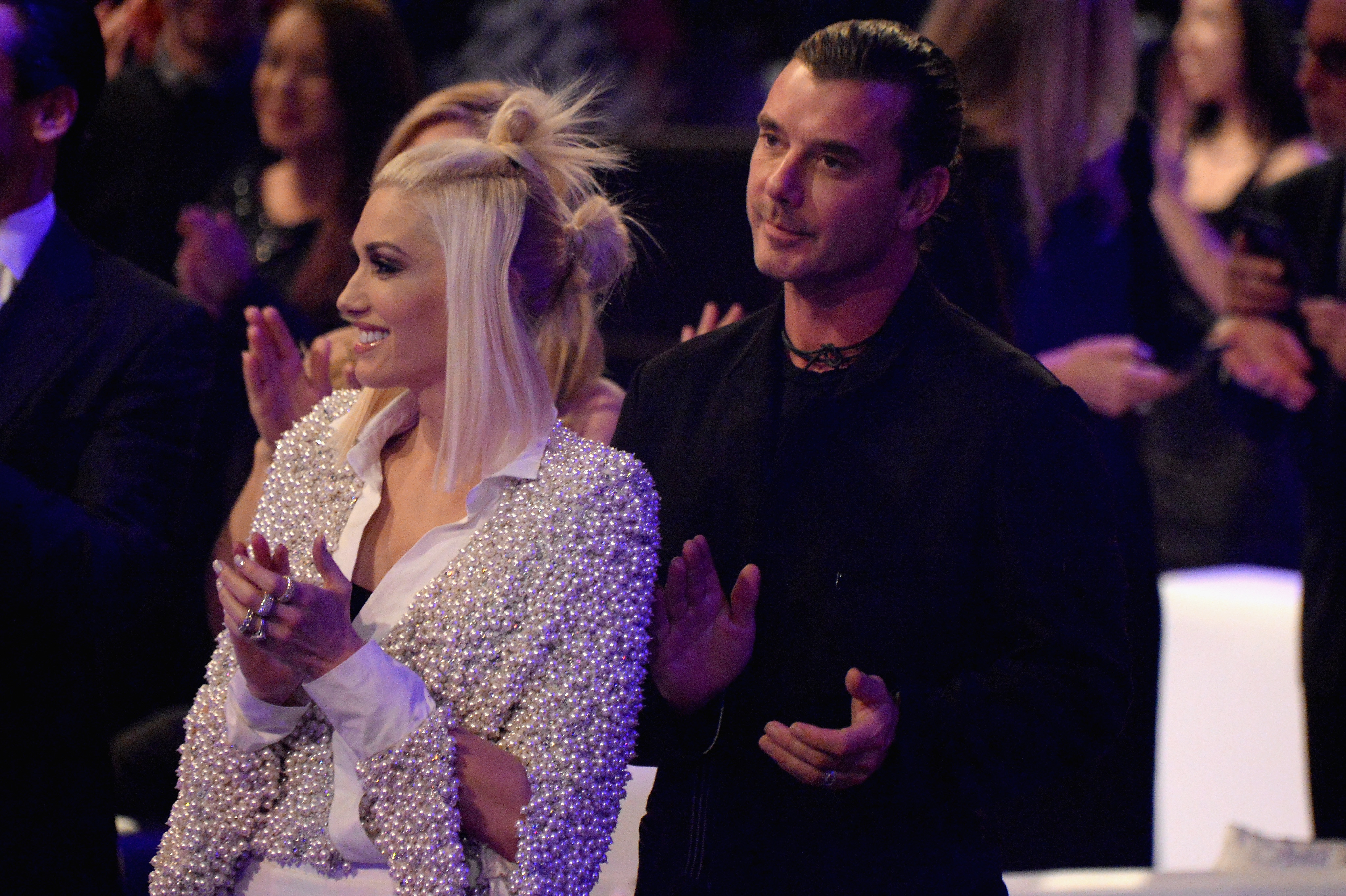 : Recording arists Gwen Stefani and Gavin Rossdale attend the PEOPLE Magazine Awards at The Beverly Hilton Hotel on December 18, 2014 in Beverly Hills, California. | Source: Getty Images