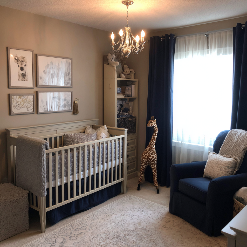 The interior of a nursery | Source: Midjourney