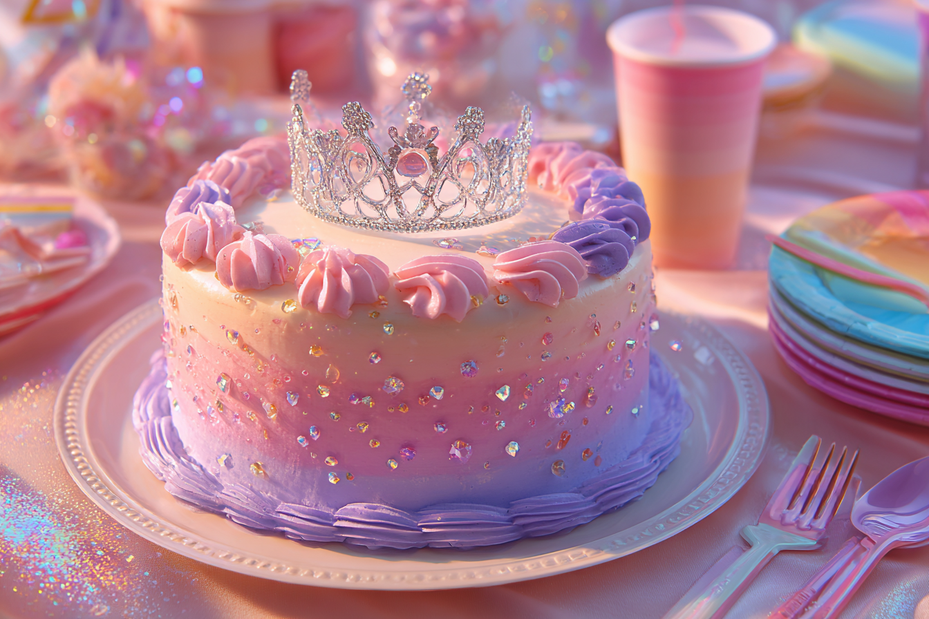 A cake on a table | Source: Midjourney