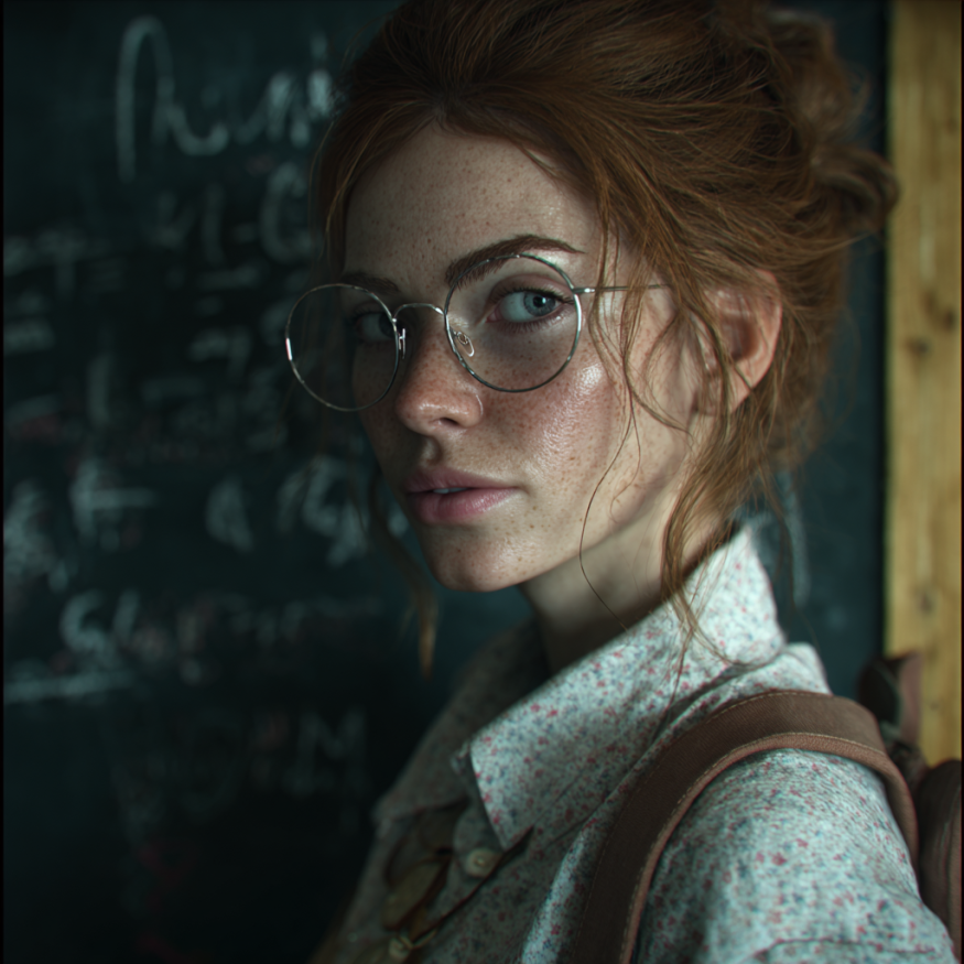 An English teacher in class | Source: Midjourney