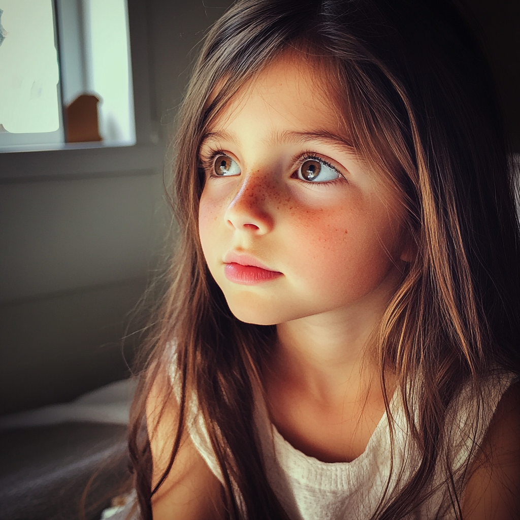 A little girl | Source: Midjourney