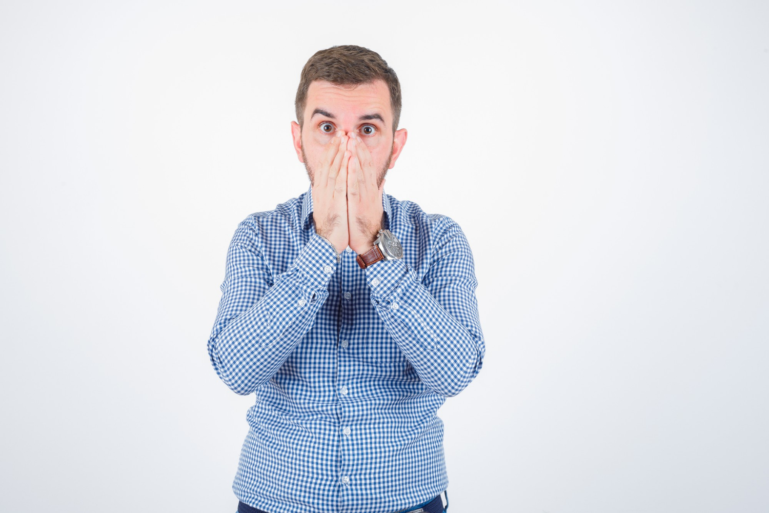 A shocked man | Source: Freepik
