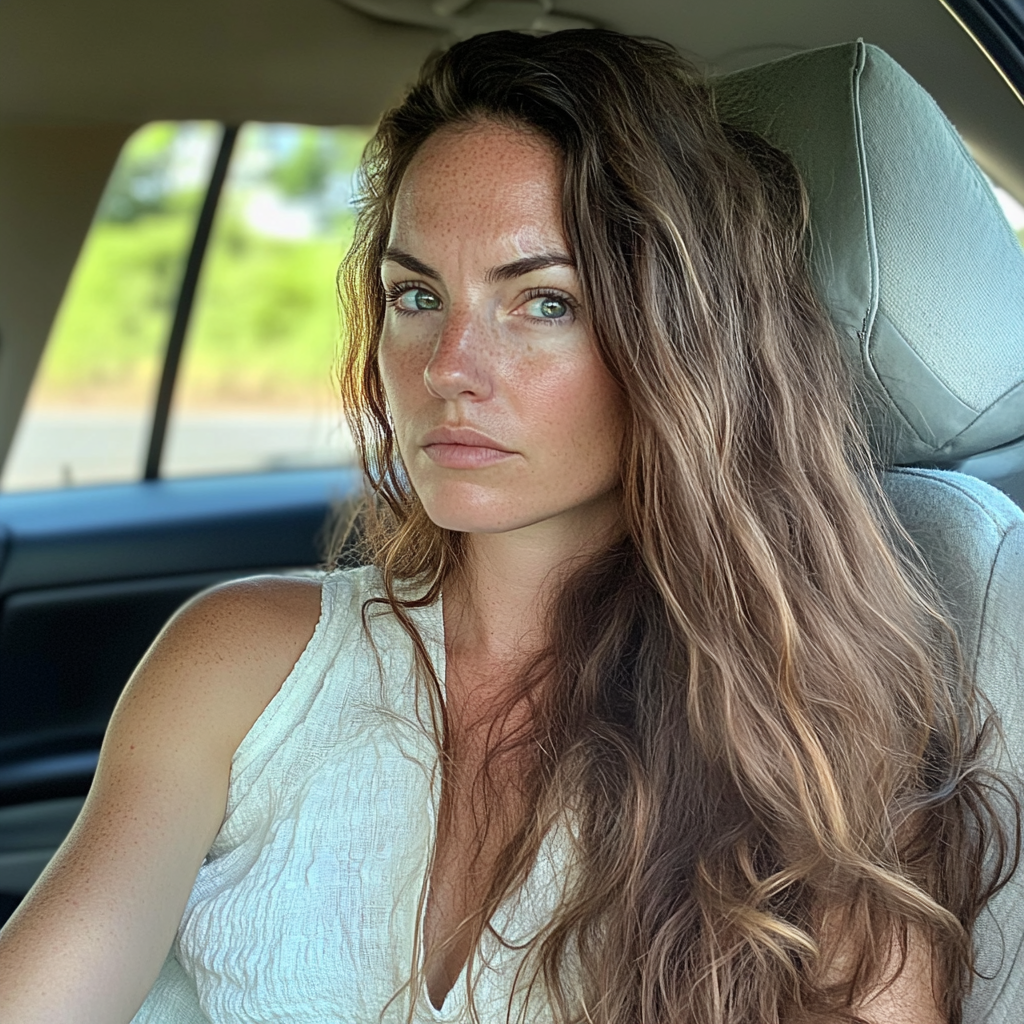A person sitting in a car | Source: Midjourney