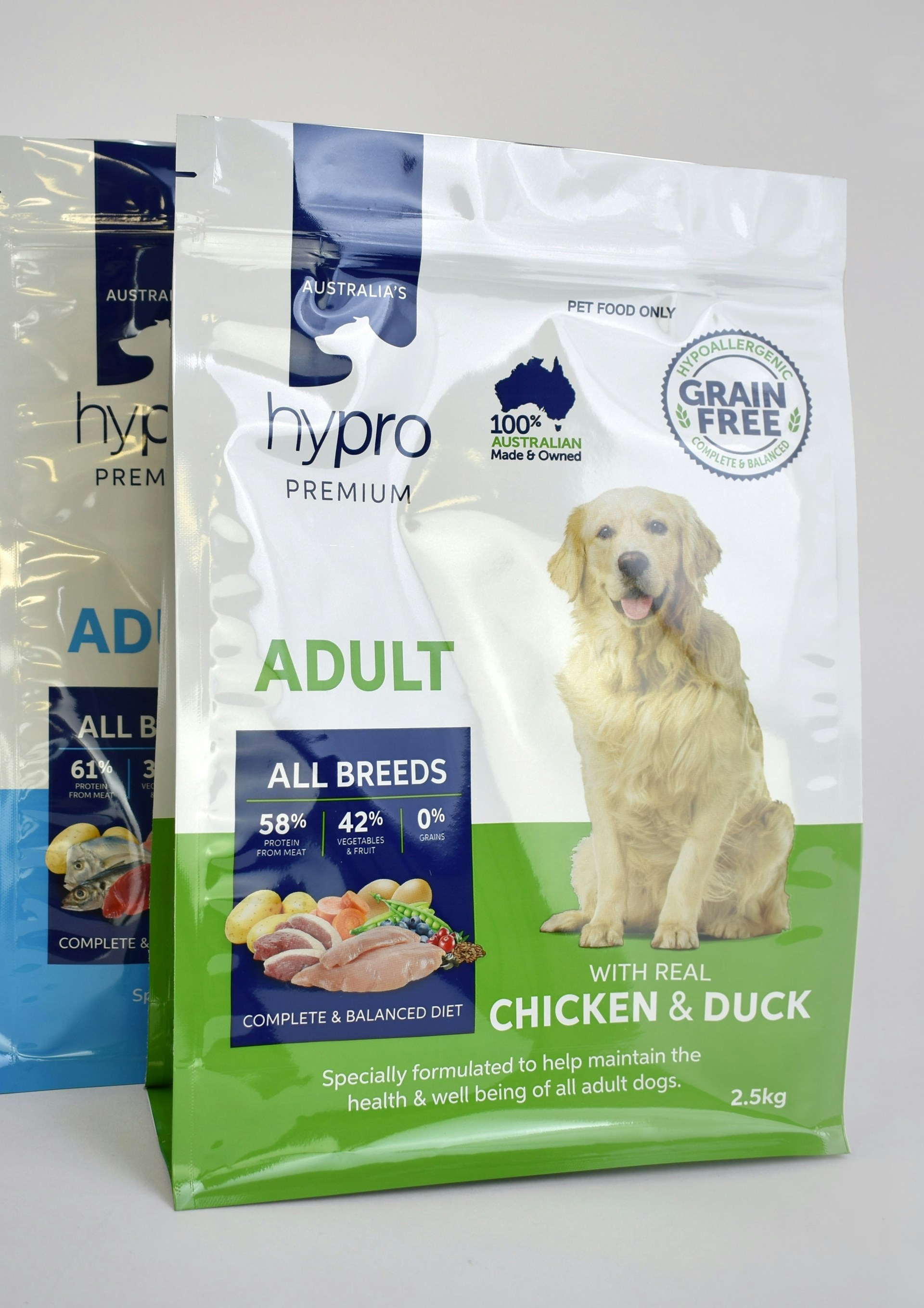 Two packets of dog food | Source: Unsplash