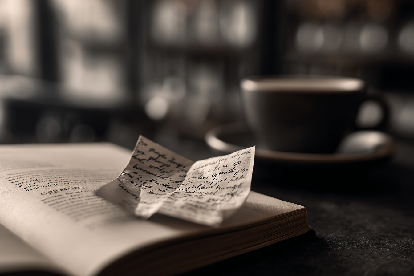 A note on a book | Source: Midjourney