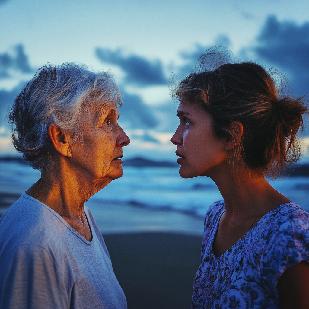 A mother talking to her daughter | Source: Midjourney