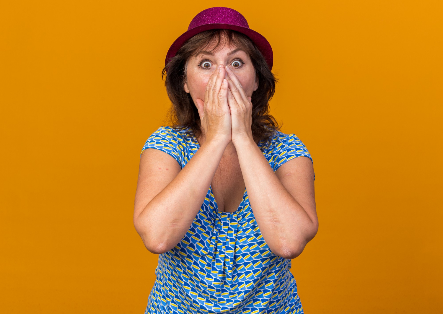 A shaken woman | Source: Freepik