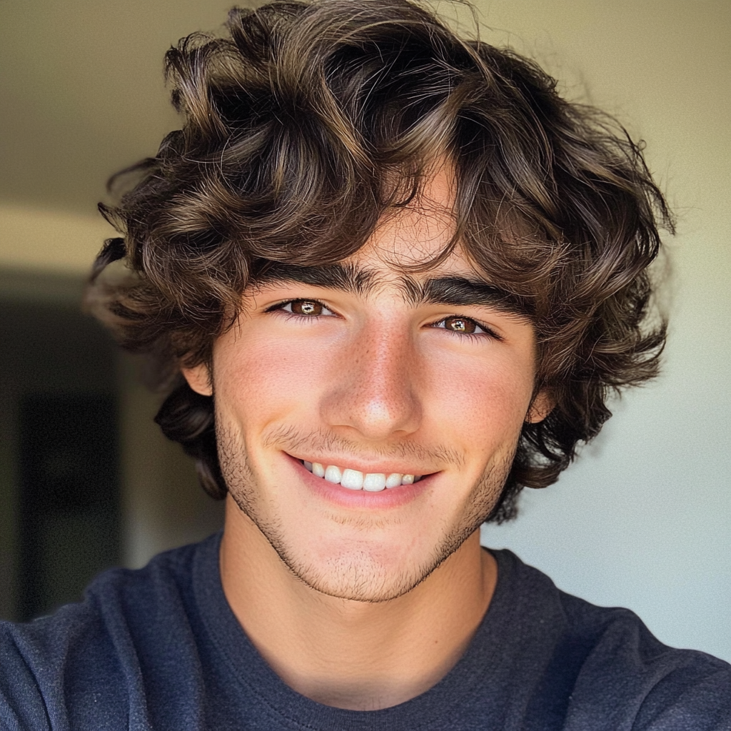 A smiling teenager | Source: Midjourney