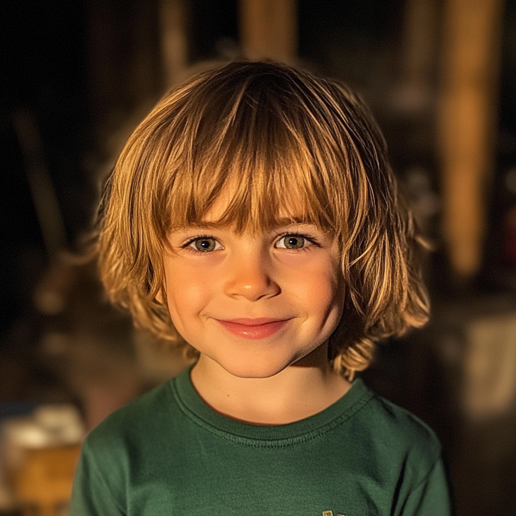 A smiling little boy | Source: Midjourney