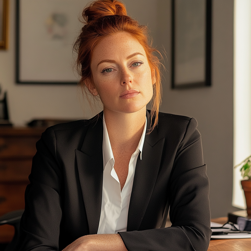 A close up of a lawyer | Source: Midjourney