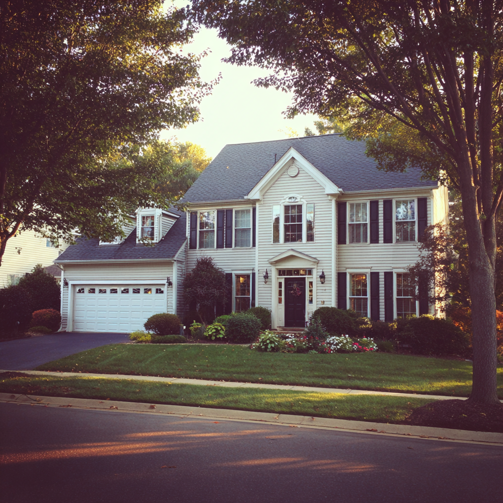 The exterior of a house | Source: Midjourney