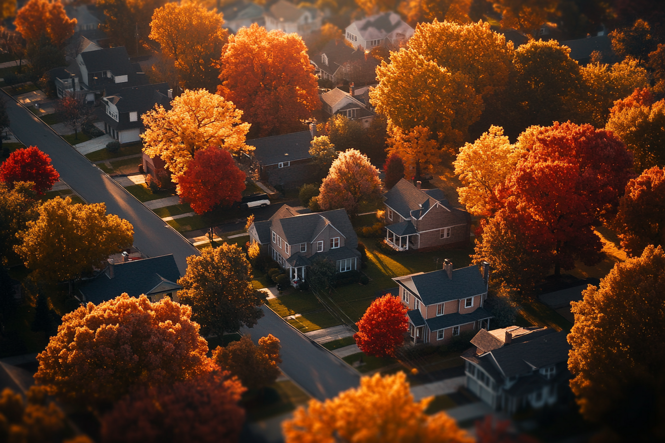 A beautiful neighborhood | Source: Midjourney