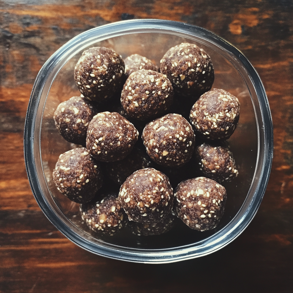 A bowl of protein balls | Source: Midjourney