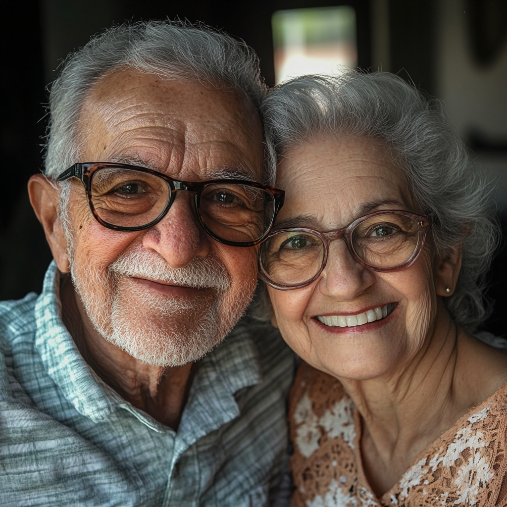 A happy senior couple | Source: Midjourney