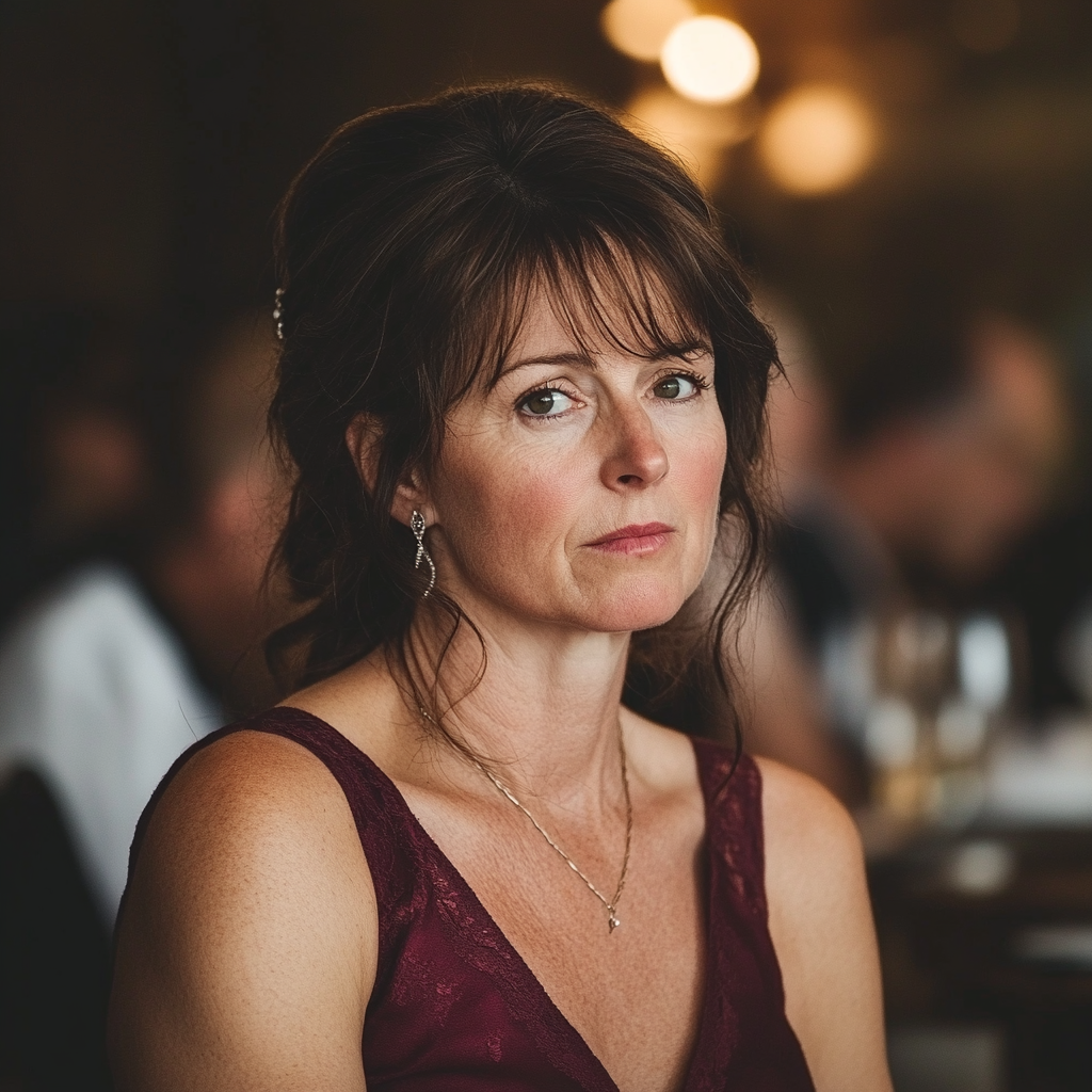 A concerned wedding guest | Source: Midjourney