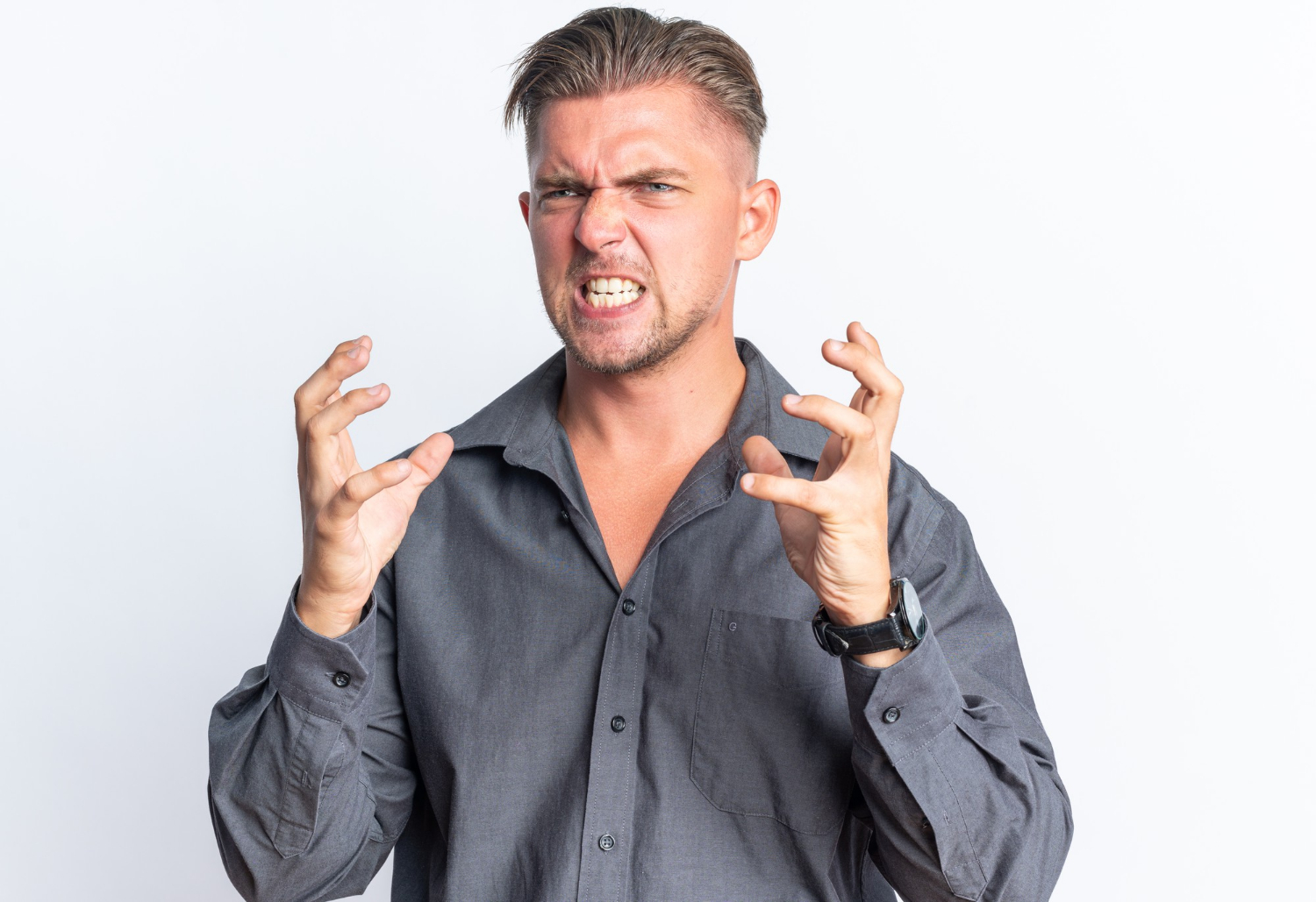 An irritated man | Source: Freepik