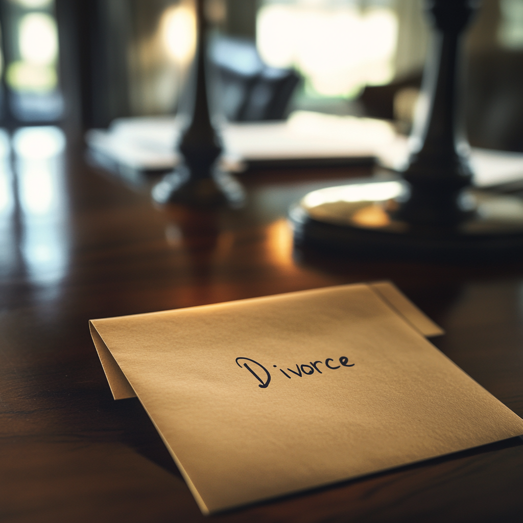 An envelope on a table | Source: Midjourney