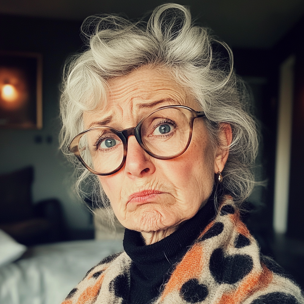 An annoyed older woman | Source: Midjourney