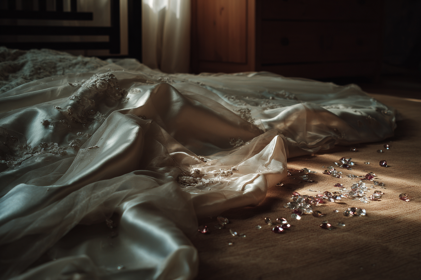 A dress on the floor | Source: Midjourney